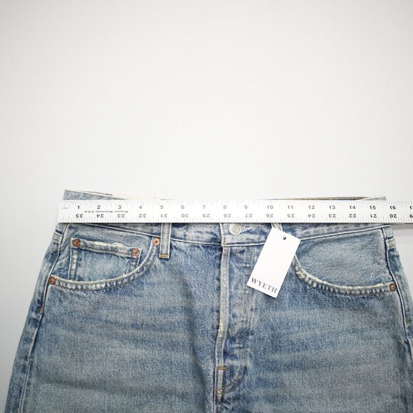 Agolde Parker Long Shorts in Wheel Size 28 NWT - Picture 13 of 14